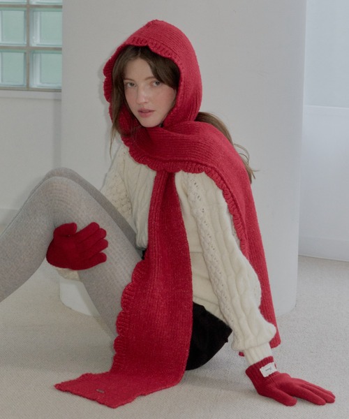 GIUNON（ジウノン）の「Smartphone touch rib gloves / スマートフォンタッチリブ手袋（手袋・レディース・アイボリー/グレー/グリーン/レッド・FREE）」の22枚目の写真