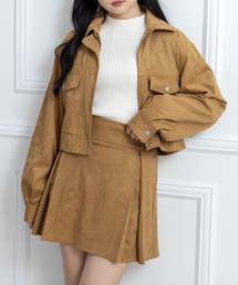 clear | フェイクスエードジャケット［大人 カジュアル 着回し力抜群］≪AW新作≫(ブルゾン)