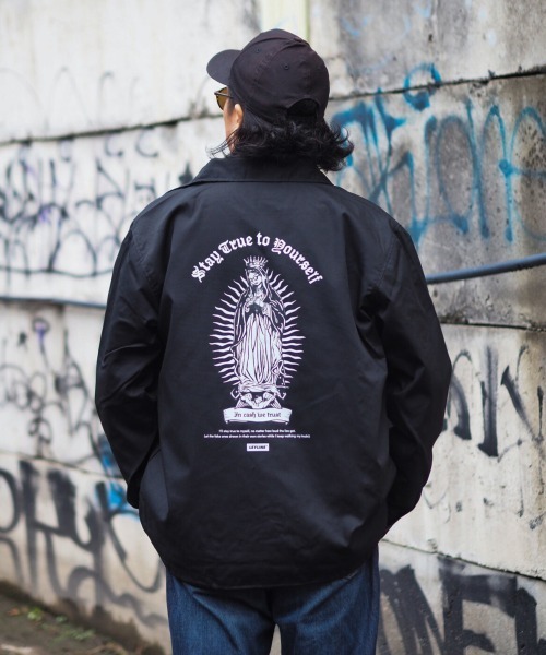 Leyline(レイライン)の「【Leyline】Urban Maria coaches jkt(その他アウター・メンズ・ブラック・XL/L/M)」の1枚目の写真