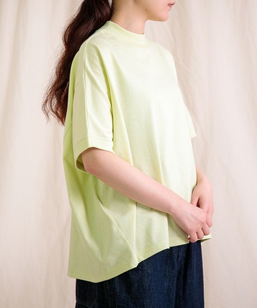 Brocante（ブロカント）の「[Brocante / ブロカント] ヴィンテージ天竺 ココンクローＴシャツ（Tシャツ/カットソー・レディース・レモンイエロー/ライトピンク・2）」の7枚目の写真