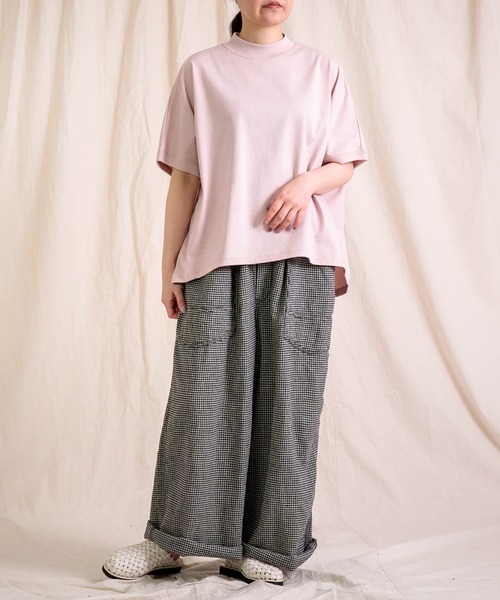 Brocante（ブロカント）の「[Brocante / ブロカント] ヴィンテージ天竺 ココンクローＴシャツ（Tシャツ/カットソー・レディース・レモンイエロー/ライトピンク・2）」の4枚目の写真