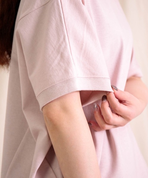 Brocante（ブロカント）の「[Brocante / ブロカント] ヴィンテージ天竺 ココンクローＴシャツ（Tシャツ/カットソー・レディース・レモンイエロー/ライトピンク・2）」の15枚目の写真