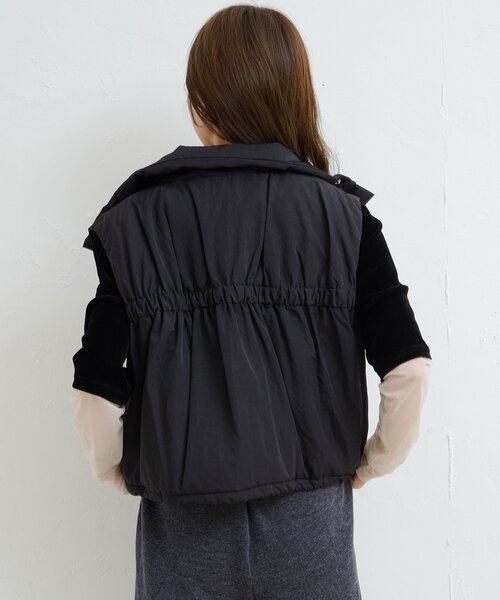 Kastane（カスタネ）の「【一部店舗限定/4色展開】B ナイロン中綿ベスト（ダウンベスト・レディース・アイボリー/カーキ/ブラック/ブラウン・FREE）」の13枚目の写真