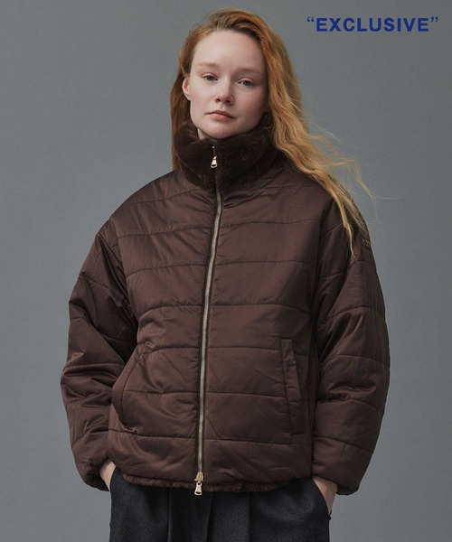 TATRAS/タトラス】別注 POLIANA/リバーシブルダウンファーブルゾン