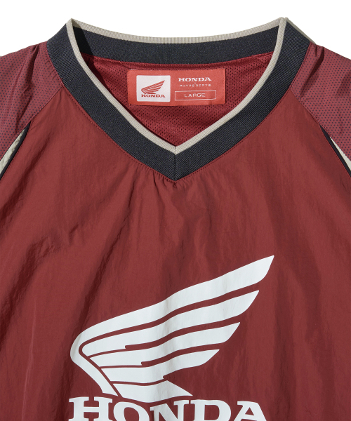 PHYPS MOTORCYCLE（フィップスモーターサイクル）の「Speed Track nylon Long sleeve Red（Tシャツ/カットソー・レディース・その他・SMALL/MEDIUM/X-LARGE/LARGE/XX-LARGE）」の3枚目の写真