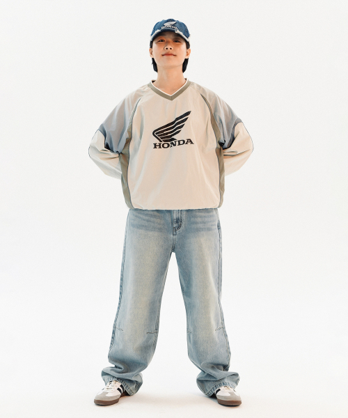 PHYPS MOTORCYCLE（フィップスモーターサイクル）の「Speed Track nylon Long sleeve Red（Tシャツ/カットソー・レディース・その他・SMALL/MEDIUM/X-LARGE/LARGE/XX-LARGE）」の5枚目の写真