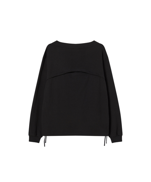 NYXX（エヌワイエックスエックス）の「COZY V-NECK L/S BLACK（Tシャツ/カットソー・レディース・その他・FREE）」の3枚目の写真
