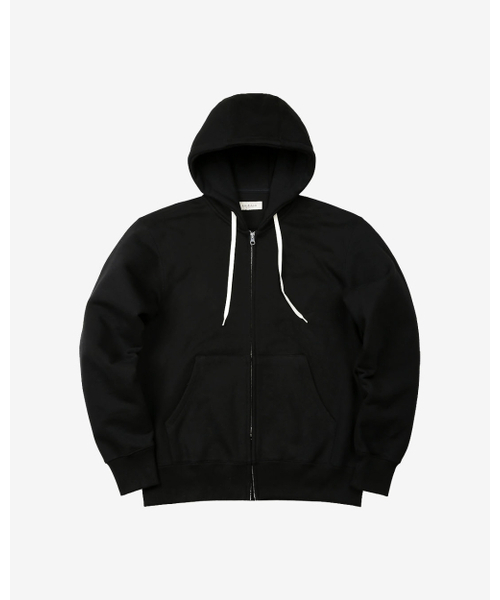 sortie(ソルティ)の「2-Way Essential Sweat Hooded zip-up (Black)(パーカー・メンズ・その他・MEDIUM/LARGE/X-LARGE)」の1枚目の写真