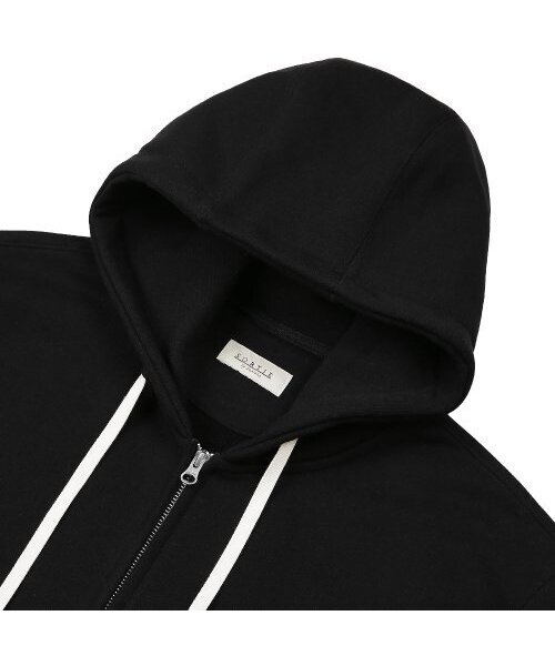 sortie(ソルティ)の「2-Way Essential Sweat Hooded zip-up (Black)(パーカー・メンズ・その他・MEDIUM/LARGE/X-LARGE)」の2枚目の写真