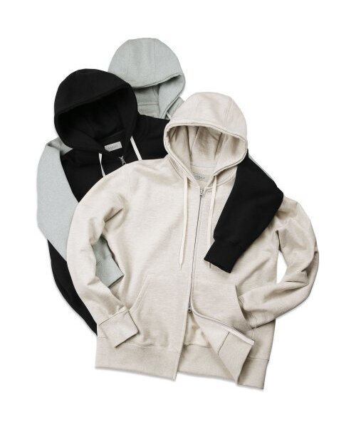 sortie(ソルティ)の「2-Way Essential Sweat Hooded zip-up (Black)(パーカー・メンズ・その他・MEDIUM/LARGE/X-LARGE)」の6枚目の写真