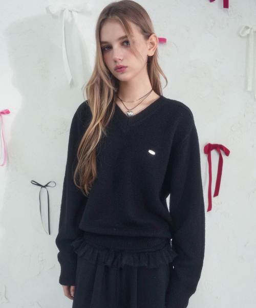 Vivacious(ビバシャス)の「Rive Gauche Knit_4Colors(ニット/セーター・レディース・ベージュ/ピンク/グレー/ブラック・FREE)」の13枚目の写真