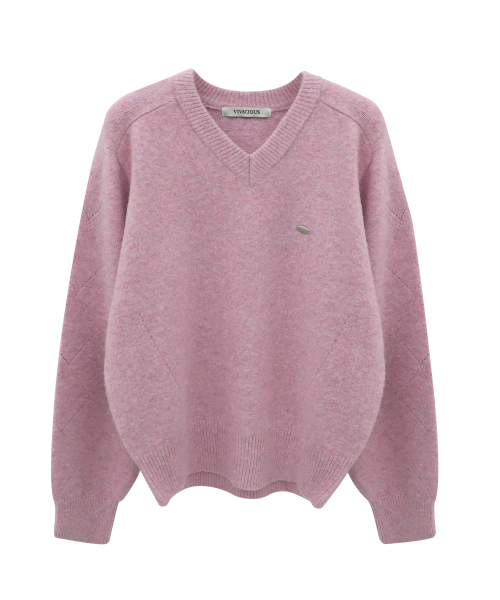 Vivacious(ビバシャス)の「Rive Gauche Knit_4Colors(ニット/セーター・レディース・ベージュ/ピンク/グレー/ブラック・FREE)」の8枚目の写真