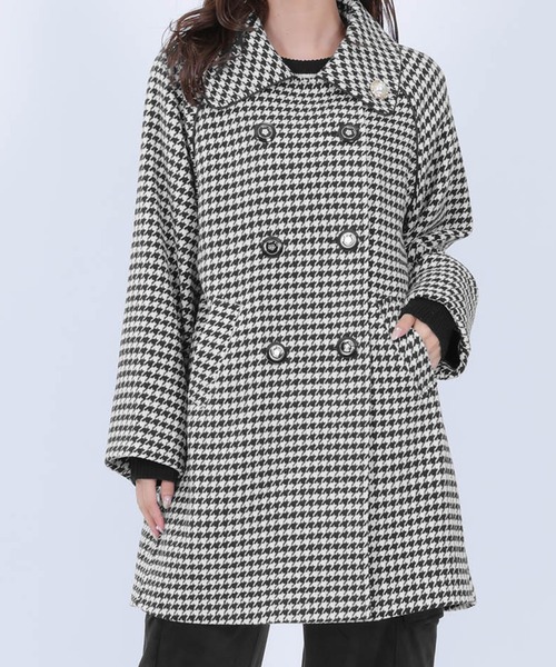 MARY QUANT（マリークワント）の「ケープ付ビーバー ロングコート