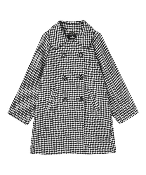 美品✴︎マリークワント/モヘヤシルク混ツイードロングコート/ブルー/総柄/日本製 美品✴︎マリークワント/モヘヤシルク混ツイードロングコート/ブルー