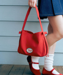 HEEARI（ヒアリー）の「リリリボントートバッグ_レッド（トートバッグ）」