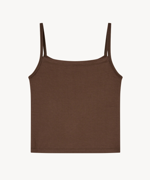 LADY VOLUME(レディーボリューム)の「エリススクエアタンクトップ (ブラウン)(Tシャツ/カットソー・レディース・その他・SMALL/MEDIUM)」の2枚目の写真