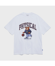 ベスキットボールベア 半袖Tシャツ_ホワイト