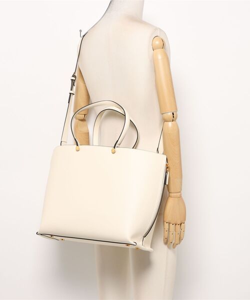 E'POR（エポール）の「【E'POR】Y BAG Wide【通勤】【A4対応】（トートバッグ・レディース・オフホワイト/キナリ・FREE）」の20枚目の写真