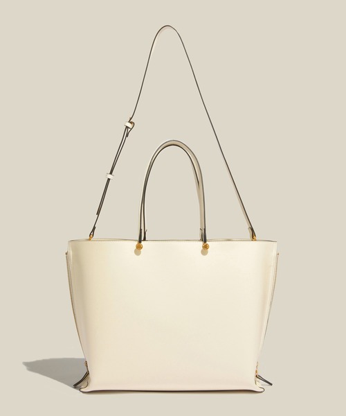 E'POR（エポール）の「【E'POR】Y BAG Wide【通勤】【A4対応】（トートバッグ・レディース・オフホワイト/キナリ・FREE）」の10枚目の写真