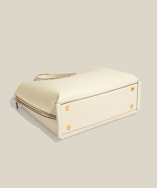 E'POR（エポール）の「【E'POR】Y BAG Wide【通勤】【A4対応】（トートバッグ・レディース・オフホワイト/キナリ・FREE）」の14枚目の写真