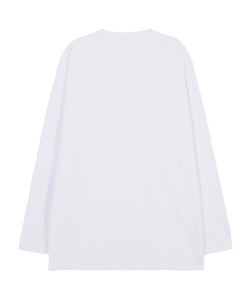 ASTRAL PROJECTION(アストラルプロジェクション)の「ヘイズレタリングオーバーサイズロングスリーブTシャツ_ホワイト(Tシャツ/カットソー・メンズ・その他・MEDIUM/LARGE/X-LARGE/XX-LARGE)」の2枚目の写真