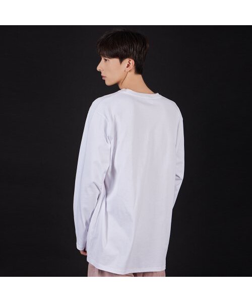 ASTRAL PROJECTION(アストラルプロジェクション)の「ヘイズレタリングオーバーサイズロングスリーブTシャツ_ホワイト(Tシャツ/カットソー・メンズ・その他・MEDIUM/LARGE/X-LARGE/XX-LARGE)」の6枚目の写真