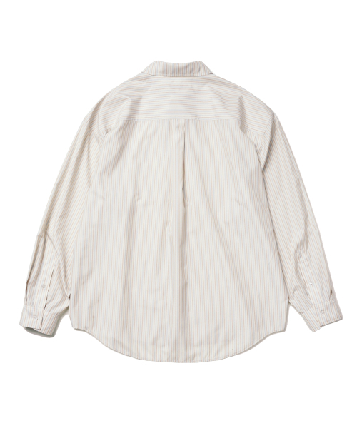 YALE(イェール)の「ルーズフィットマルチストライプシャツ_ベージュ(シャツ/ブラウス・レディース・その他・LARGE/X-LARGE)」の18枚目の写真