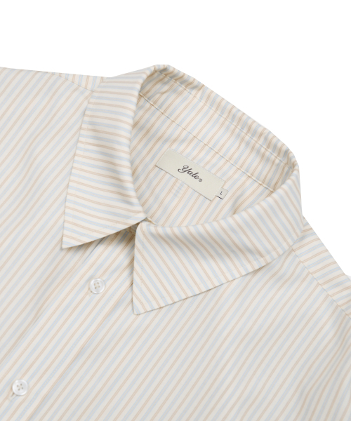 YALE(イェール)の「ルーズフィットマルチストライプシャツ_ベージュ(シャツ/ブラウス・レディース・その他・LARGE/X-LARGE)」の17枚目の写真
