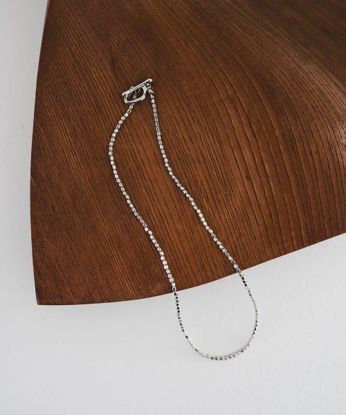 anuke(アンヌーク)の「anuke Cube Beads Necklace キューブビーズネックレス/62610905(ネックレス・レディース・シルバー・ONE SIZE)」の3枚目の写真