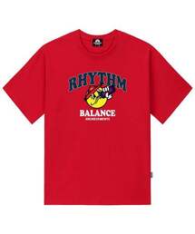 TRIPSHION（トリップション）の「TENNIS RHYTHM T-Shirt - Red（Tシャツ/カットソー）」