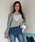 sanrio�i�T�����I�j�́uANGEL�yHELLO KITTY�z HEART FRILL SWEAT�i�X�E�F�b�g�j�v�b�O���[×�T�b�N�X�u���[