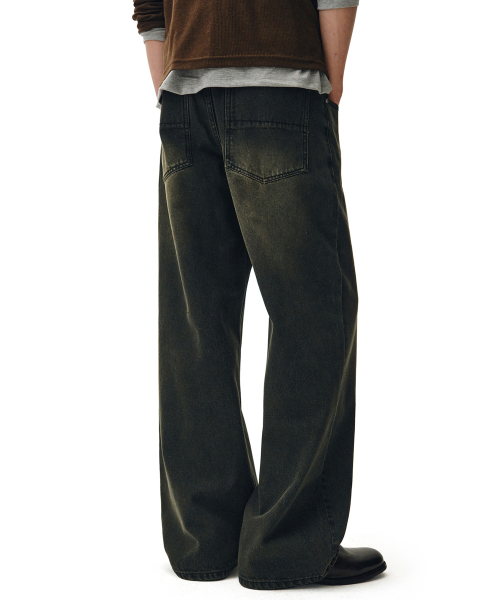 DECET（デケト）の「Mid Rise Wide Jeans DCPT027GNBlack（デニムパンツ・レディース・その他・34/32/30/26/28）」の3枚目の写真