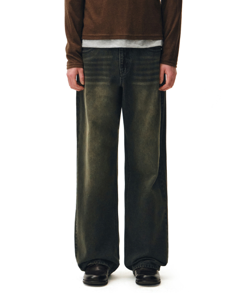 DECET（デケト）の「Mid Rise Wide Jeans DCPT027GNBlack（デニムパンツ・レディース・その他・34/32/30/26/28）」の4枚目の写真