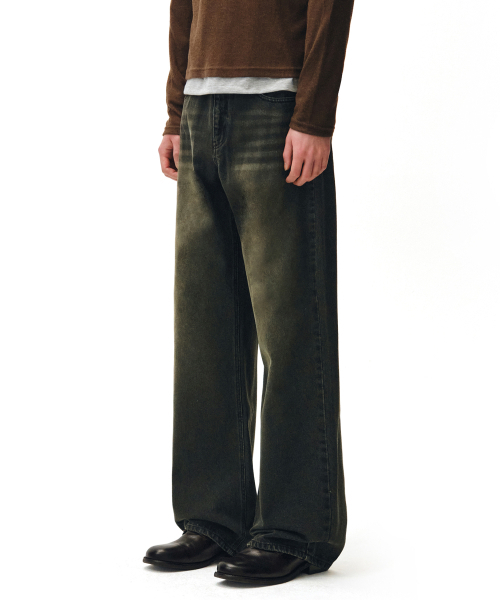 DECET（デケト）の「Mid Rise Wide Jeans DCPT027GNBlack（デニムパンツ・レディース・その他・34/32/30/26/28）」の5枚目の写真