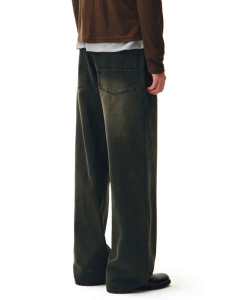 DECET（デケト）の「Mid Rise Wide Jeans DCPT027GNBlack（デニムパンツ・レディース・その他・34/32/30/26/28）」の6枚目の写真