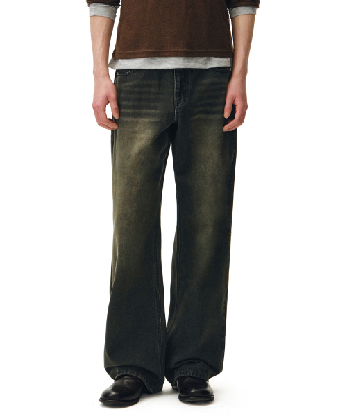 DECET（デケト）の「Mid Rise Wide Jeans DCPT027GNBlack（デニムパンツ・レディース・その他・34/32/30/26/28）」の8枚目の写真