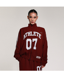 RVD（アールブイディー）の「(07キャンペーン) トラックスーツラインジャケット (ハーバードバーガンディ)（ナイロンジャケット）」