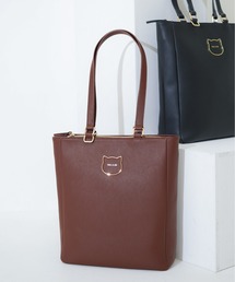 【PAUL & JOE ACCESSOIRES /ポール アンド ジョー アクセソワ 】 BIG CAT METAL 縦型トートバッグ