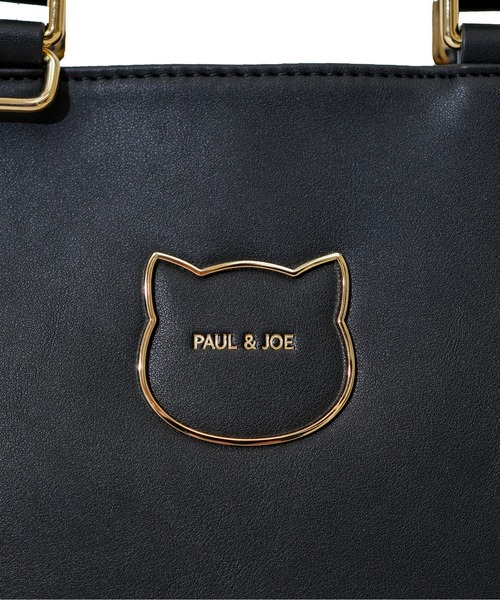 PAUL & JOE ACCESSOIRES(ポールアンドジョーアクセソワ)の「【PAUL & JOE ACCESSOIRES /ポール アンド ジョー アクセソワ 】 BIG CAT METAL 縦型トートバッグ(トートバッグ・レディース・ブラウン/パープル/ブラック・FREE)」の7枚目の写真