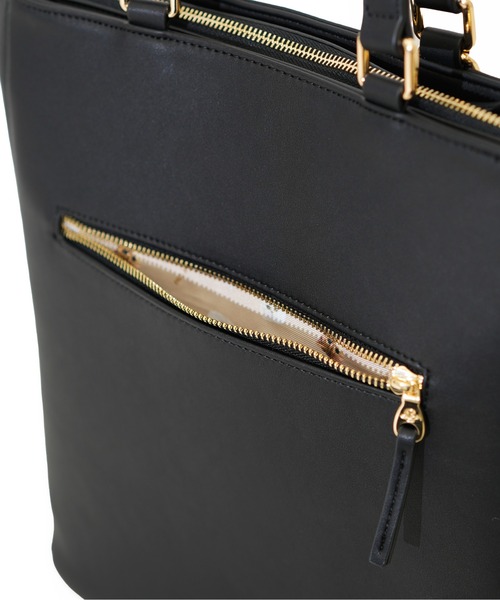 PAUL & JOE ACCESSOIRES(ポールアンドジョーアクセソワ)の「【PAUL & JOE ACCESSOIRES /ポール アンド ジョー アクセソワ 】 BIG CAT METAL 縦型トートバッグ(トートバッグ・レディース・ブラウン/パープル/ブラック・FREE)」の11枚目の写真
