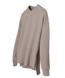 DGNAK（ディグナク）の「スライスネックラインTシャツ（モカ）_ PD3TS1414（Tシャツ/カットソー）」