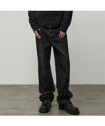 ALYSS（アリス）の「オスロストレートデニムパンツ[ウォッシュドブラック]（デニムパンツ）」