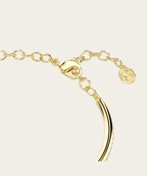SWAROVSKI(スワロフスキー)の「【公式】【スワロフスキー】Dextera バングル, ラウンドカット, ホワイト, ゴールドトーン・プレーティング(バングル/リストバンド・レディース・ホワイト・ONE SIZE)」の4枚目の写真
