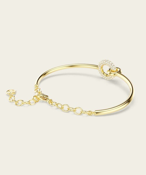 SWAROVSKI(スワロフスキー)の「【公式】【スワロフスキー】Dextera バングル, ラウンドカット, ホワイト, ゴールドトーン・プレーティング(バングル/リストバンド・レディース・ホワイト・ONE SIZE)」の6枚目の写真