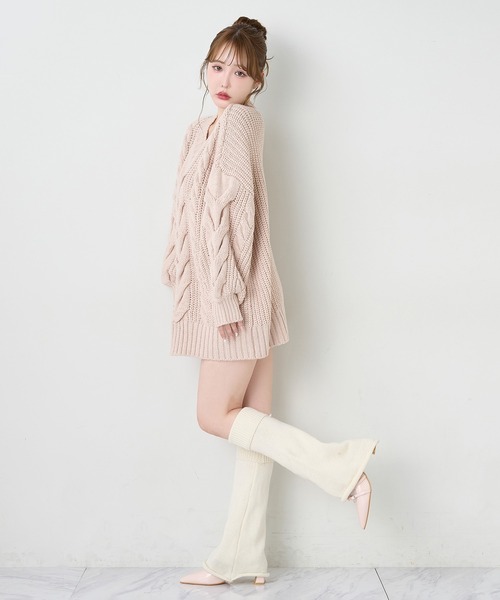 one after another NICE CLAUP(ワンアフターアナザーナイスクラップ)の「リボンミュールサンダル(サンダル・レディース・アイボリー/ライトピンク/ブラック・M/S/L)」の6枚目の写真