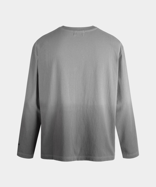 BIRBANTE(ビルバンテ)の「グラデーションロングスリーブTシャツ - グレー(Tシャツ/カットソー・メンズ・グレー・SMALL/MEDIUM/LARGE/X-LARGE)」の3枚目の写真