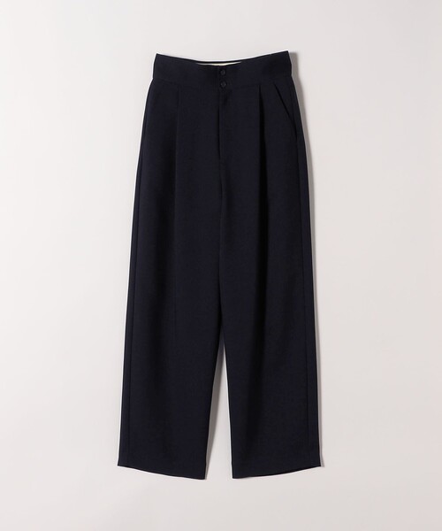 SHIPS any（シップス エニィ）の「SHIPS any:〈洗濯機可能〉ダブルクロス タック ストレート パンツ［NAVY BLUE］（その他パンツ・レディース・ネイビー/オフホワイト・36/38）」の11枚目の写真