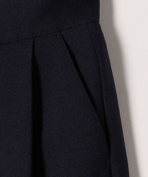 SHIPS any（シップス エニィ）の「SHIPS any:〈洗濯機可能〉ダブルクロス タック ストレート パンツ［NAVY BLUE］（その他パンツ・レディース・ネイビー/オフホワイト・36/38）」の13枚目の写真