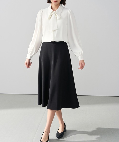 Flugge(フラッジー)の「ビッグリボンブラウス(シャツ/ブラウス・レディース・ブルー/ホワイト・MEDIUM/LARGE)」の3枚目の写真
