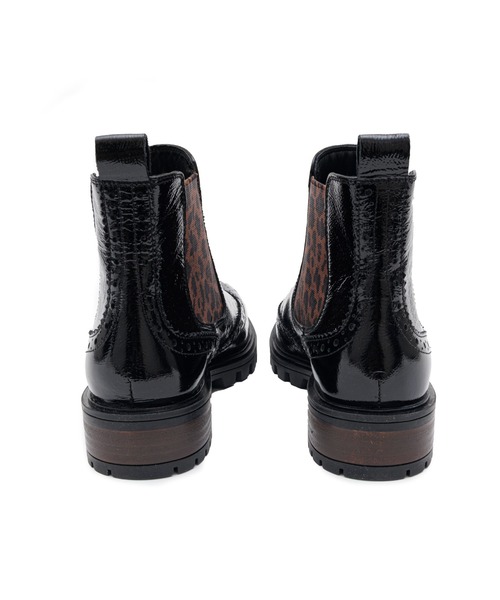 ara（アラ）の「ara/ [12-29514] TULSA Black×Leopard（ブーツ・レディース・ブラック系その他・6/4/5/5.5/4.5/3.5）」の4枚目の写真